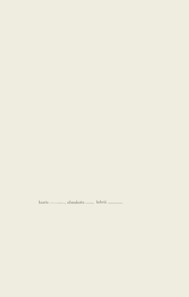 Milja Laurila Erasure-runous