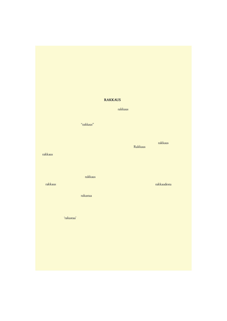 Milja Laurila Erasure poetry