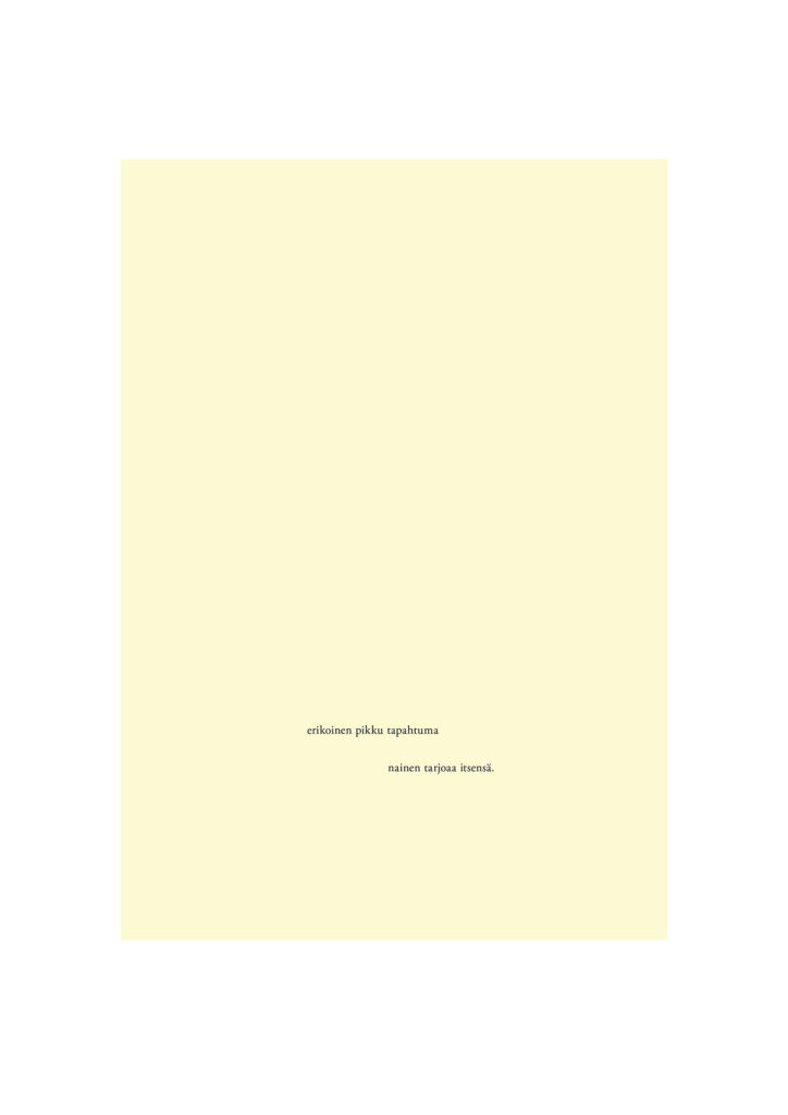 Milja Laurila Erasure poetry