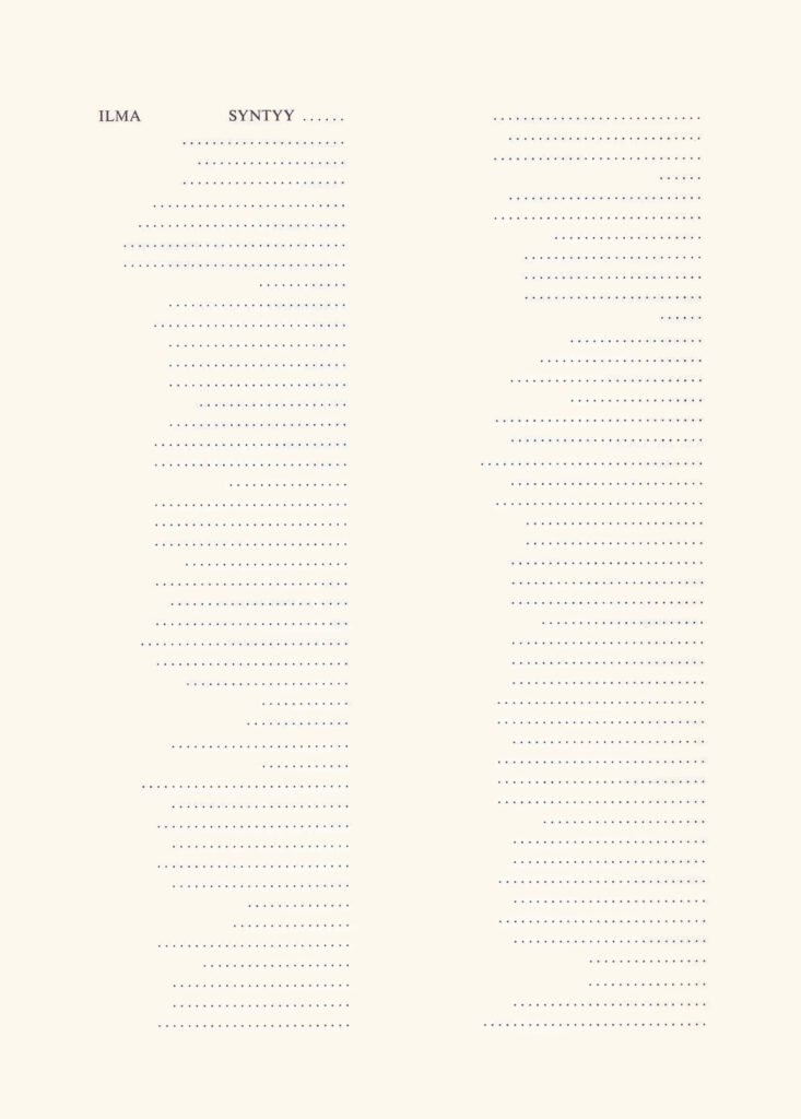Milja Laurila Erasure poetry