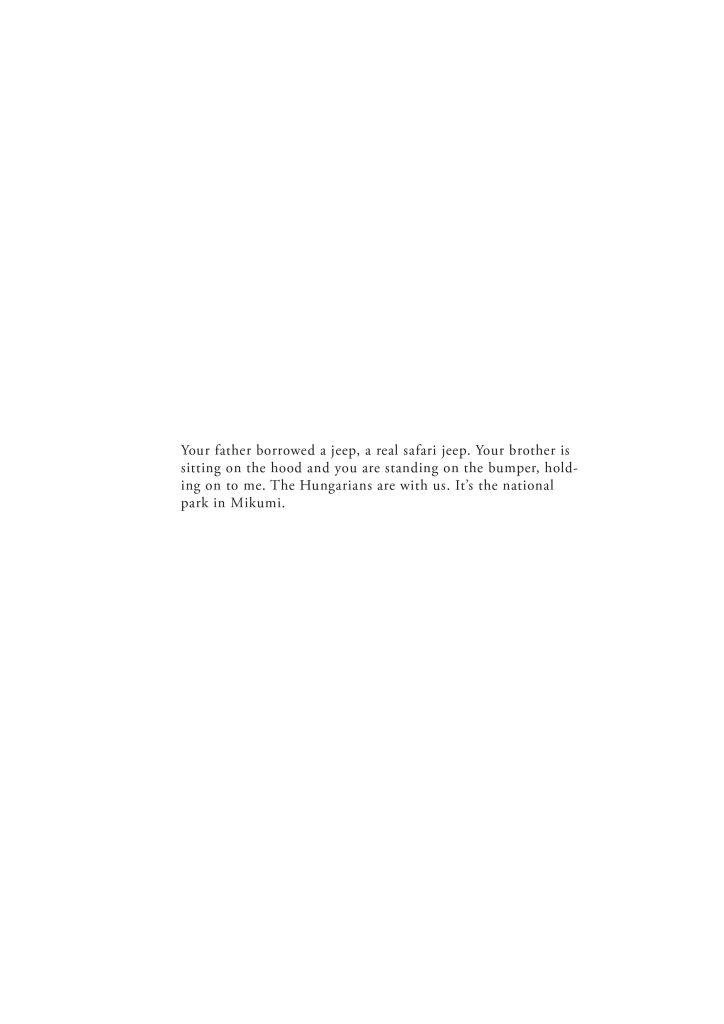On the Way Home by Milja Laurila, featuring her mother’s words instead of images, inviting reflection on the relationship between photography and memory.