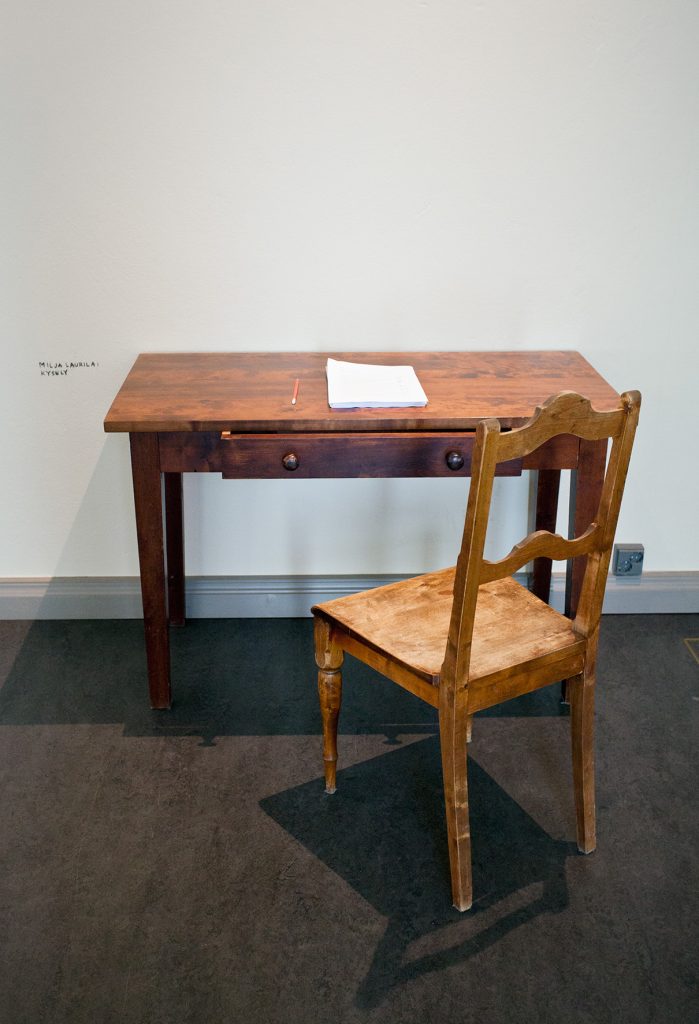 Milja Laurila installation at University Museum in Helsinki, 2013